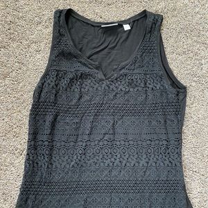 New York And Company Black Tank Size M